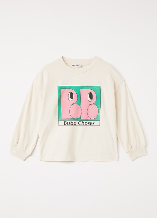 BOBO CHOSES Booo longsleeve met logoprint