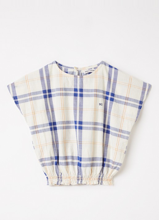 BOBO CHOSES Fun Tartan top met ruitdessin