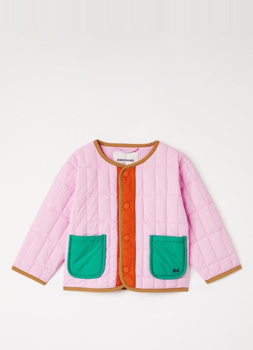 BOBO CHOSES Gewatteerd jack met quilt patroon