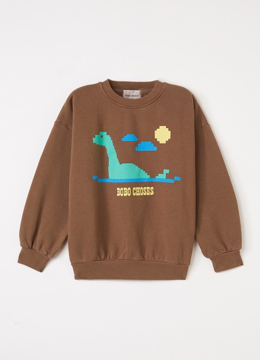 BOBO CHOSES Lake Monster sweater met print