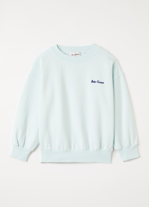 BOBO CHOSES Mr Pickles sweater met logo- en backprint