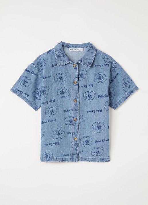 BOBO CHOSES Pickles The Dog blouse met print