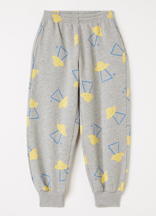 BOBO CHOSES Pixel Abduction tapered fit joggingbroek met print