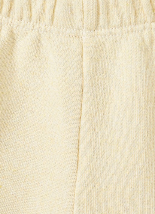 BOBO CHOSES Since 09 straight fit korte joggingbroek - detail 3 geel