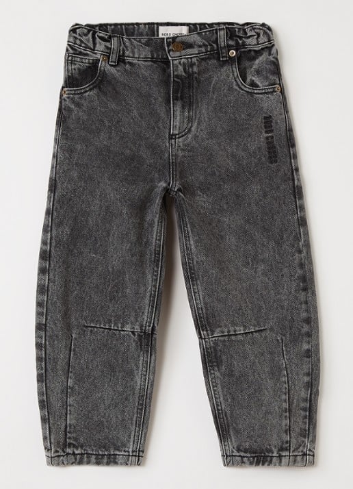BOBO CHOSES Straight leg jeans met gekleurde wassing