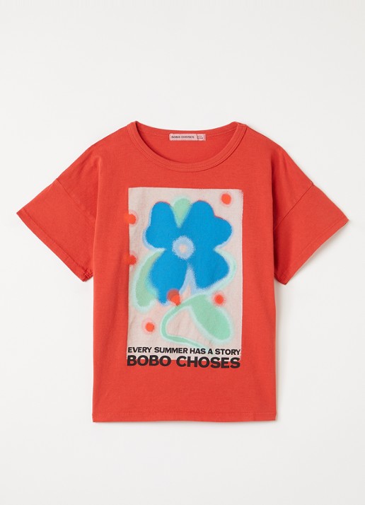 BOBO CHOSES Summer Story T-shirt met logoprint