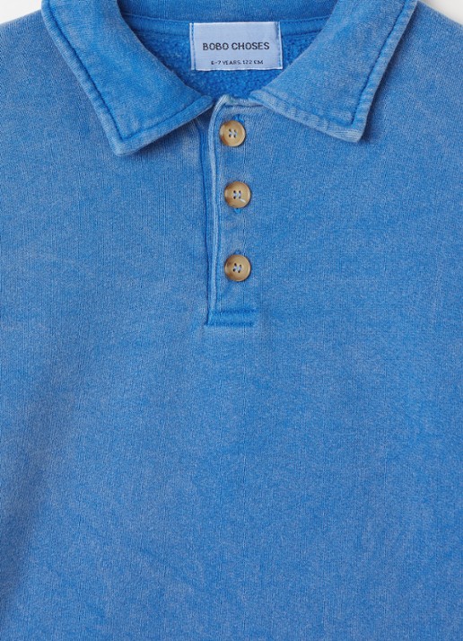 BOBO CHOSES Sweater met polokraag - detail 3 blauw
