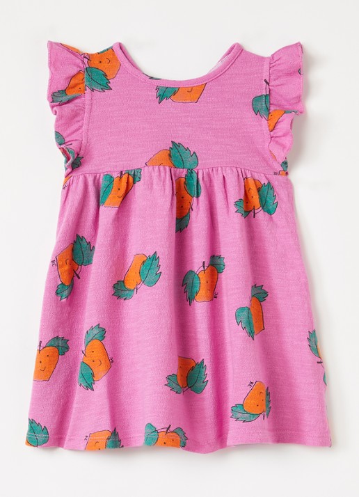 BOBO CHOSES Tangerine jurk met print