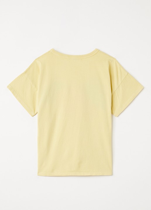 BOBO CHOSES Tangerine T-shirt met print - voorkant 2 geel