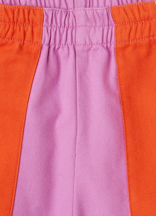 BOBO CHOSES Tapered fit broek met zakken - detail roze