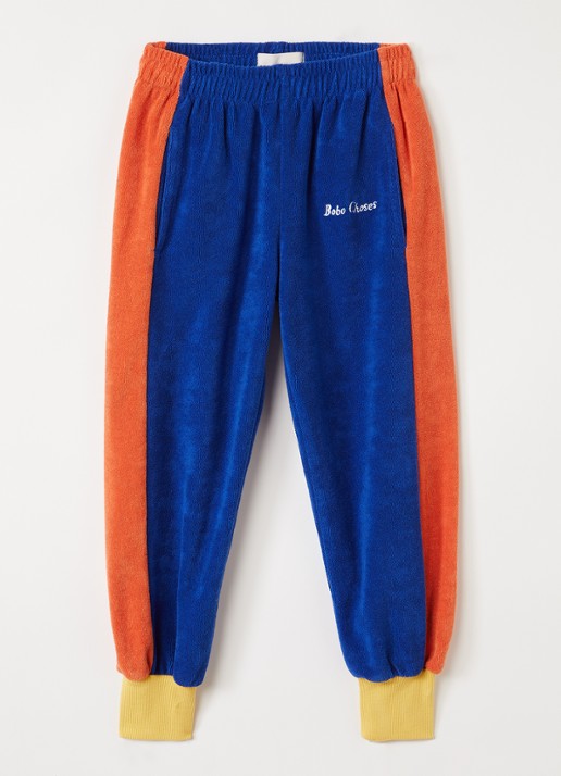 BOBO CHOSES Terry tapered fit joggingbroek met logo