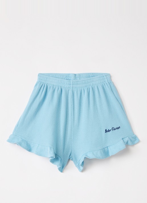 BOBO CHOSES Wide fit korte broek met logoborduring