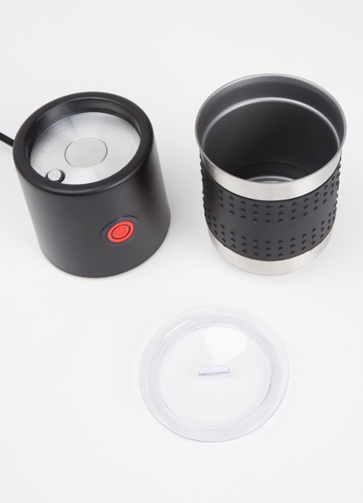 Bodum Barista melkopschuimer 40 cl  - voorkant 2 zwart