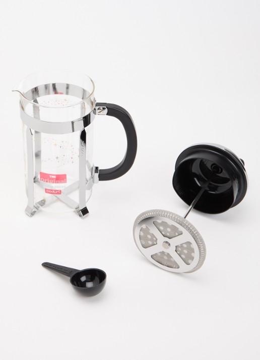 Bodum Chambord French Press koffiemaker 1 liter  - voorkant 2 zwart