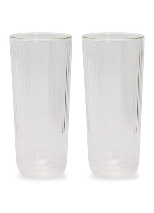 Bodum Douro dubbelwandig drinkglas 65 cl set van 2 - voorkant transparant
