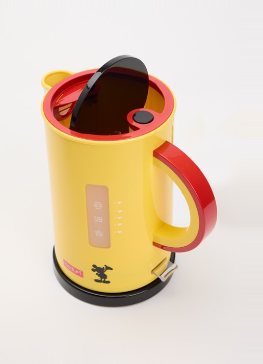 Bodum Ettore waterkoker 1 liter  - voorkant 2 geel