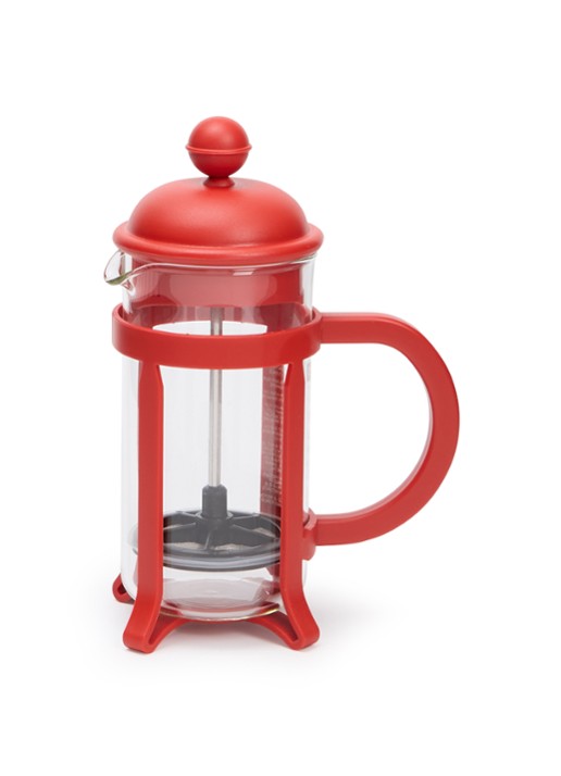 Bodum Java cafetière 3-kops - voorkant rood
