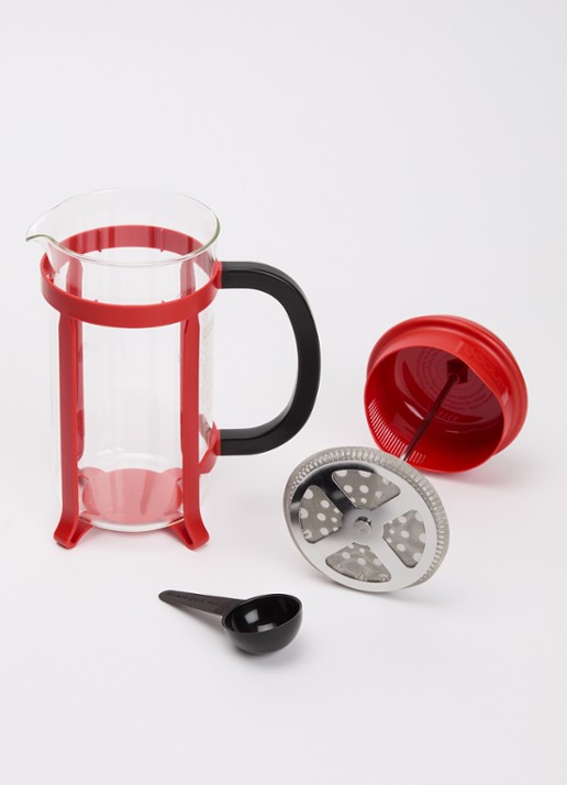 Bodum Java cafetière 8-kops - voorkant 2 rood