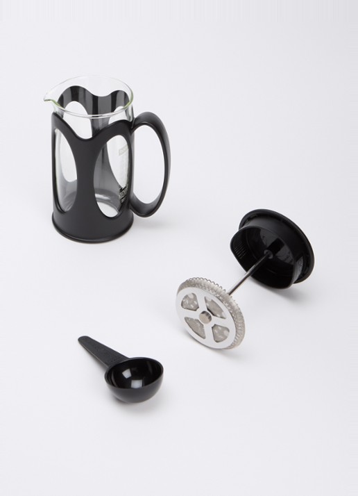 Bodum Kenya cafetière 3-kops - voorkant 2 zwart