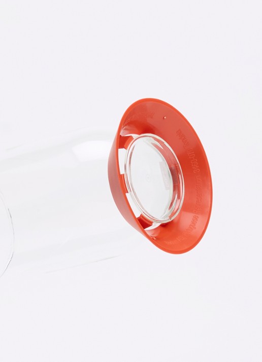 Bodum Oktett bierglas 37 cl set van 2 - detail rood