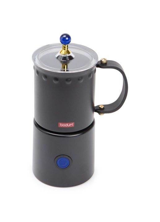 Bodum Ottoni melkopschuimer 40 cl 12309 - voorkant zwart