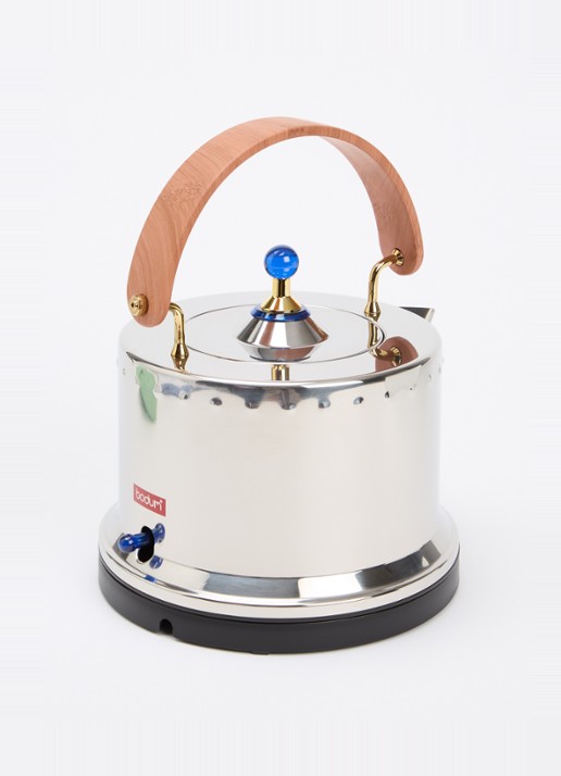Bodum Ottoni waterkoker 1 liter 12019 - voorkant 2 zilver