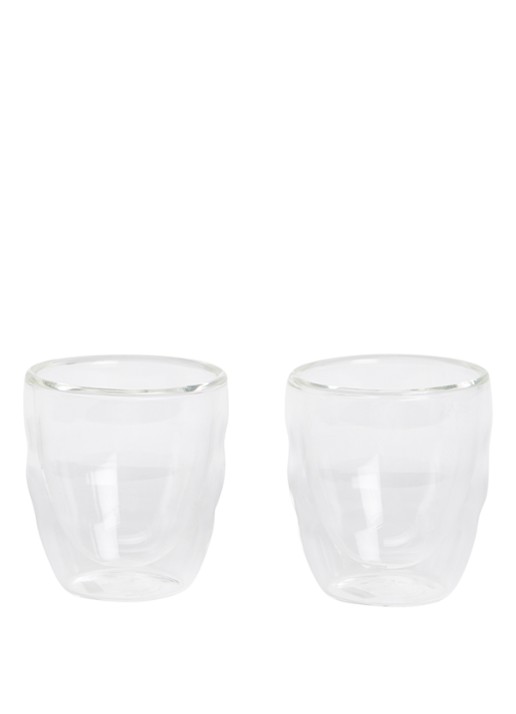 Bodum Pilatus dubbelwandig espressoglas 8 cl set van 2