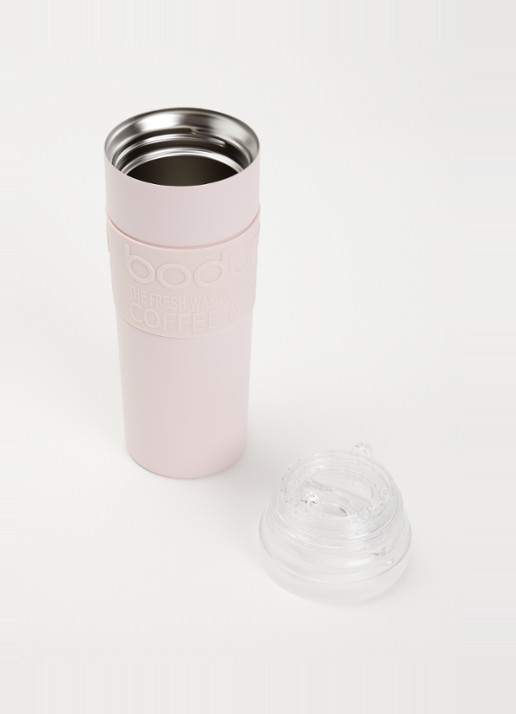 Bodum Travel Mug Vacuum thermosbeker 45 cl - voorkant 2 roze