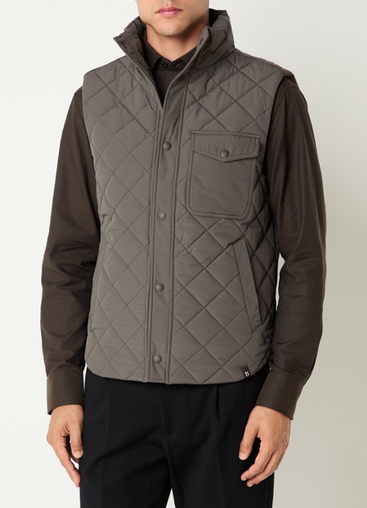 Boggi Milano Bodywarmer met quiltpatroon