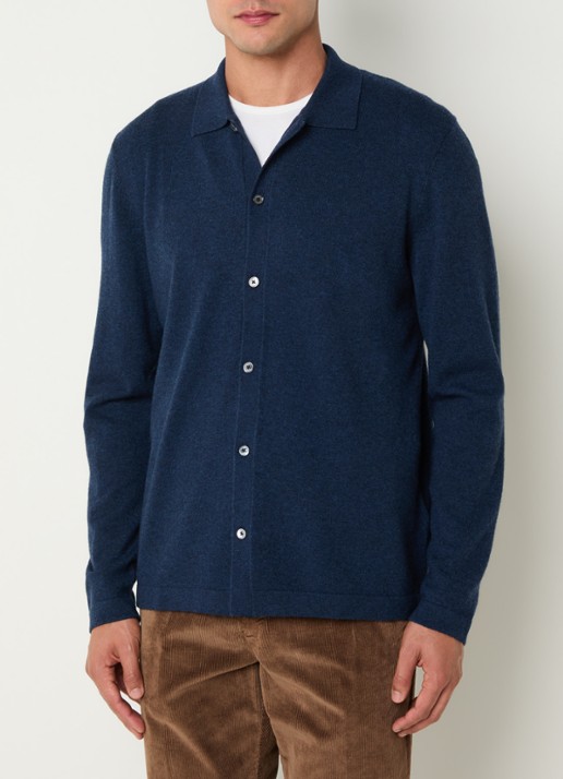 Boggi Milano Fijngebreid vest in kasjmierblend