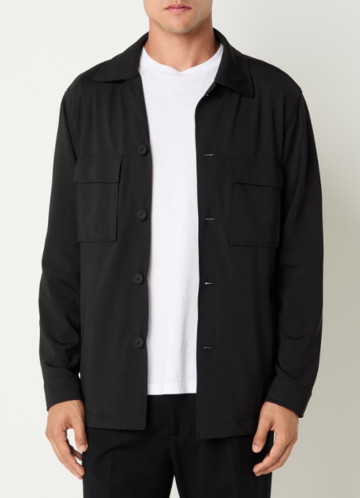 Boggi Milano Overshirt met borstzakken