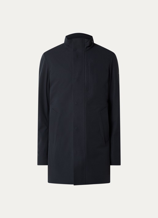 Boggi Milano Parka met klepzakken - voorkant 3 donkerblauw
