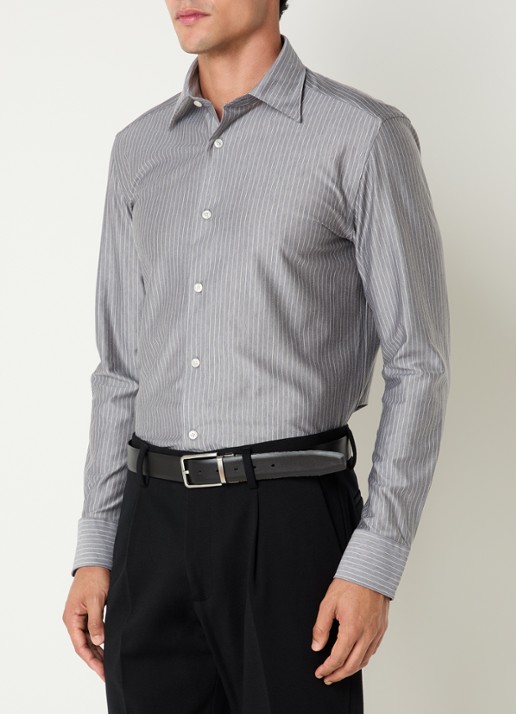 Boggi Milano Regular fit overhemd met streepprint
