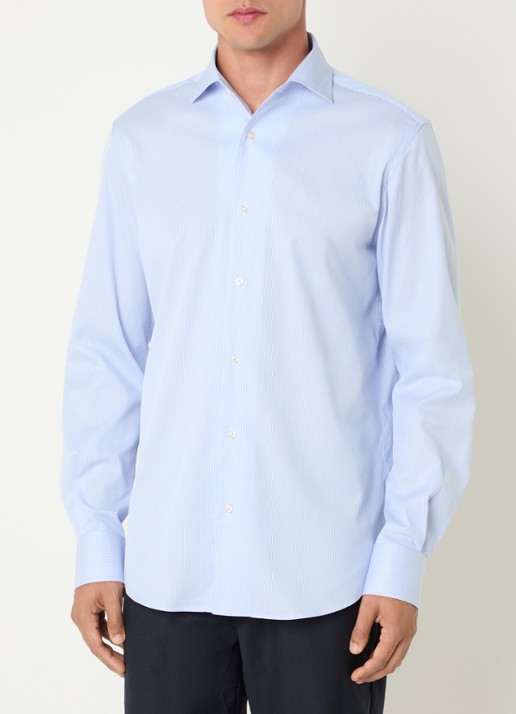 Boggi Milano Regular fit overhemd met streepprint