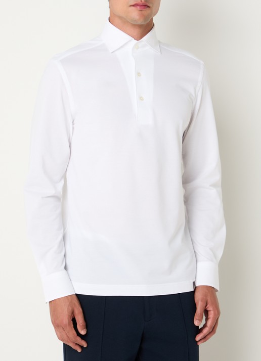 Boggi Milano Regular fit overhemd met stretch