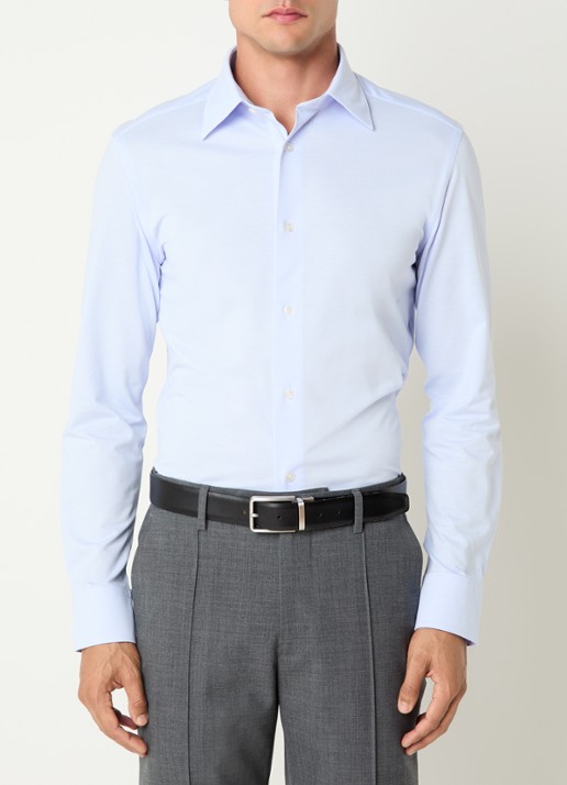 Boggi Milano Regular fit overhemd met stretch