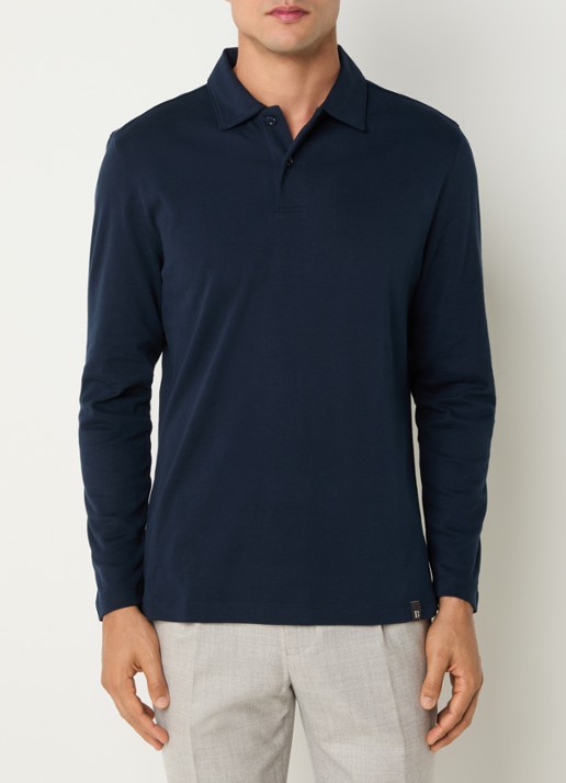 Boggi Milano Regular fit polo met kraag