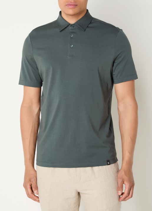 Boggi Milano Regular fit polo met stretch