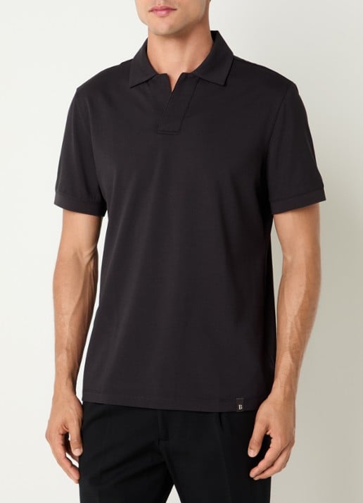 Boggi Milano Regular fit polo met stretch
