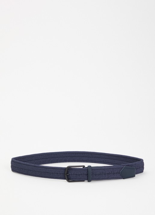 Boggi Milano Riem met leren details