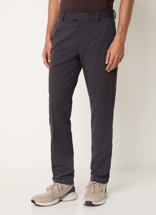 Boggi Milano Slim fit chino met steekzakken