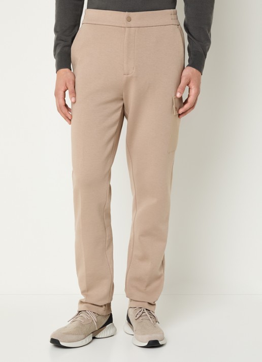 Boggi Milano Slim fit joggingbroek met klepzakken