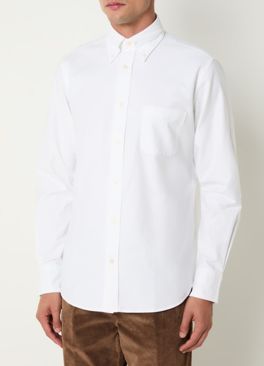 Boggi Milano Slim fit overhemd met borstzak