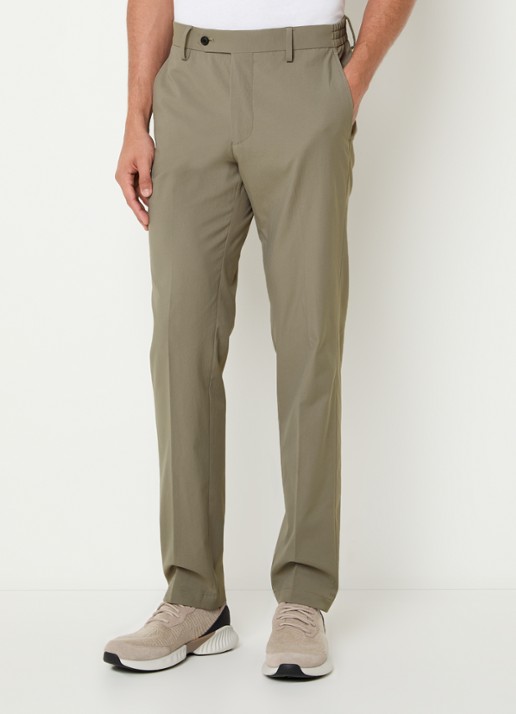 Boggi Milano Slim fit pantalon met steekzakken