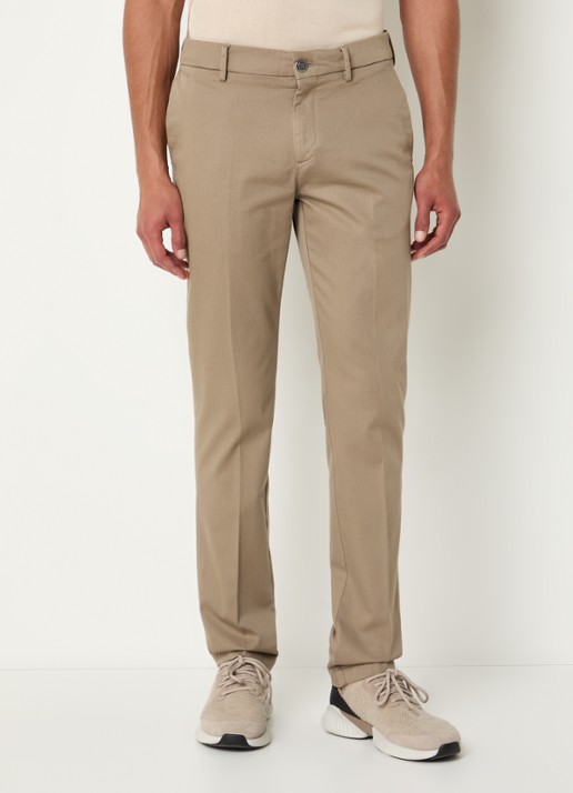 Boggi Milano Slim fit pantalon met steekzakken