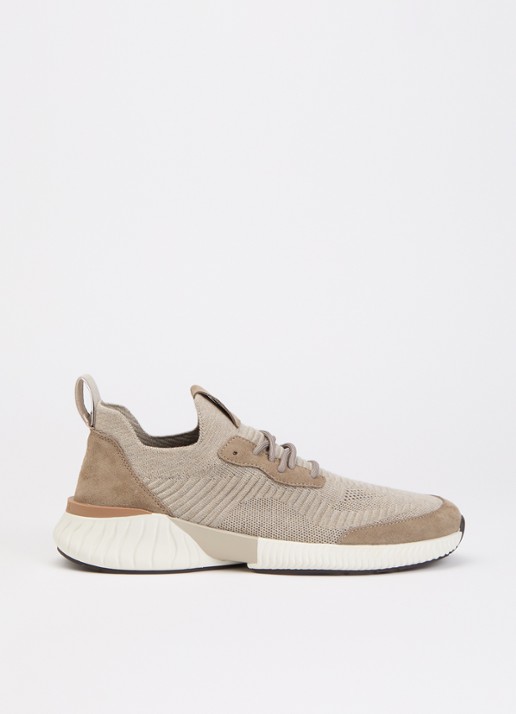 Boggi Milano Sneaker in wolblend met suède details