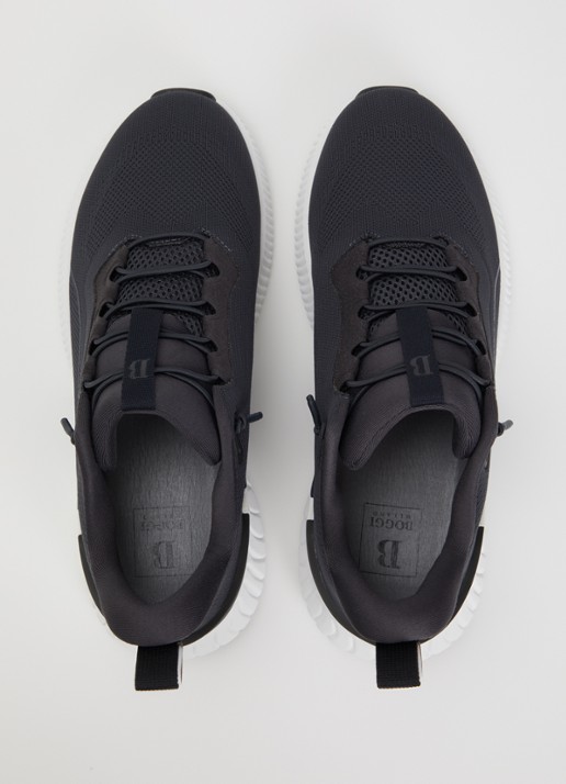 Boggi Milano Sneaker van mesh - detail 2 donkerblauw