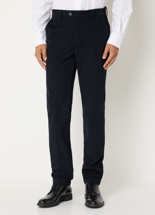 Boggi Milano Straight fit chino met steekzakken