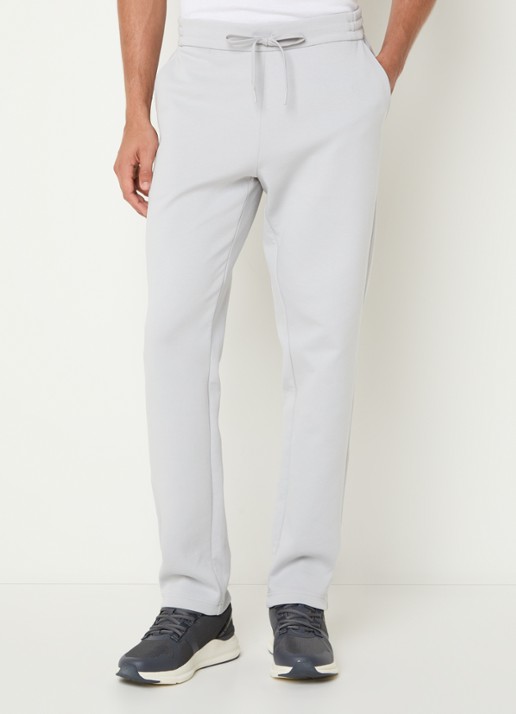 Boggi Milano Straight fit joggingbroek met steekzakken