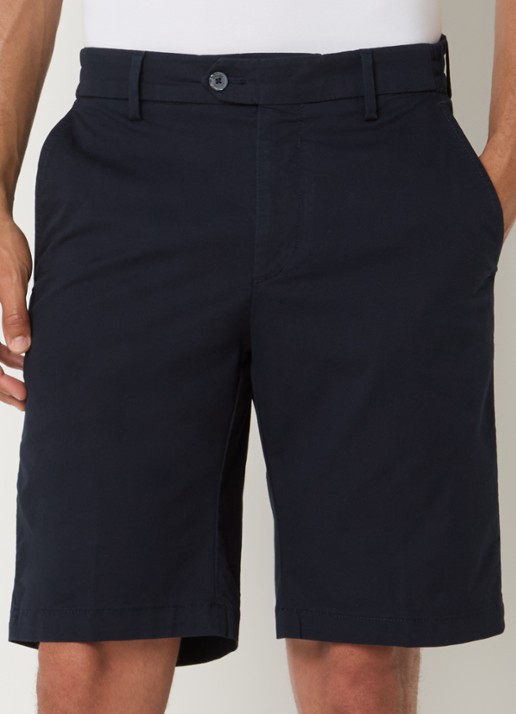 Boggi Milano Straight fit korte chino met steekzakken